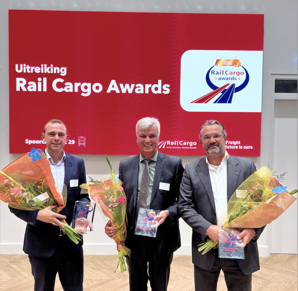 winnaars Rail Cargo Awards 2022 in Venlo spoorgoederenvervoer