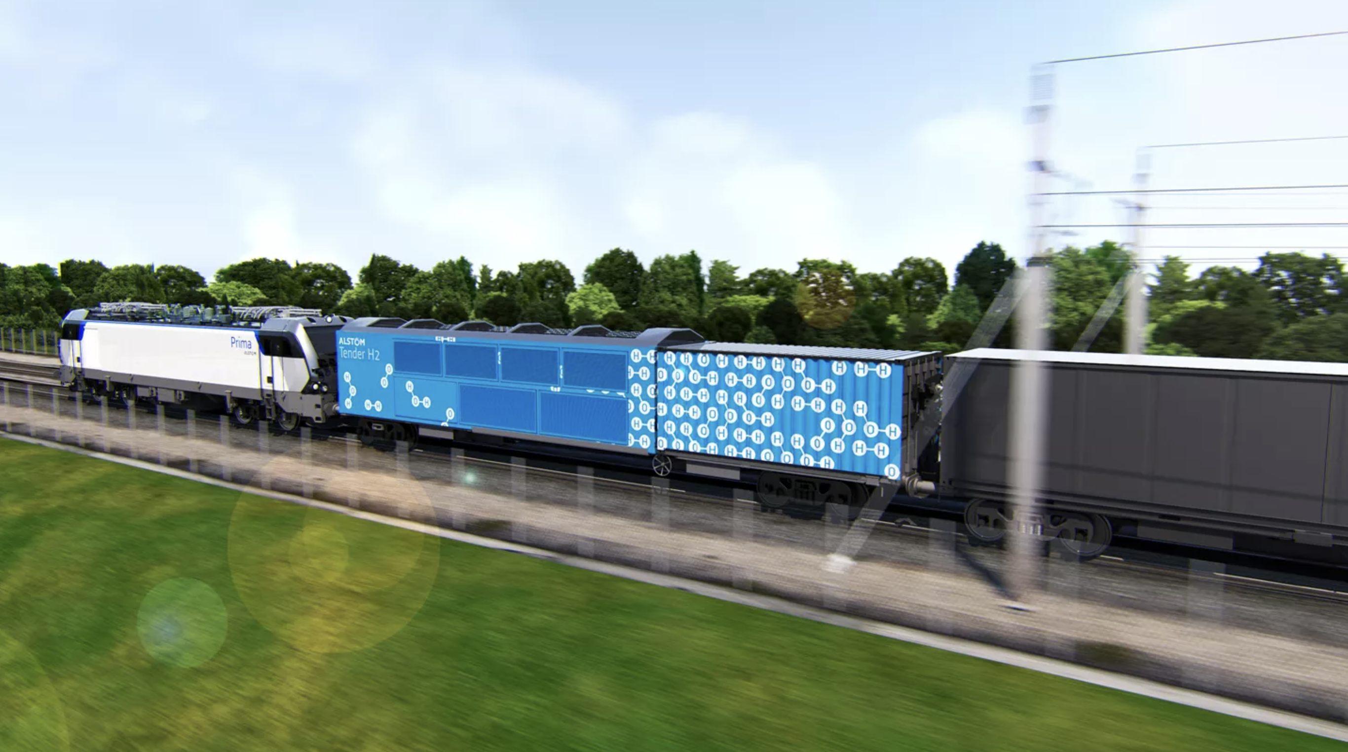 Alstom and ENGIE to provide first hydrogen-powered freight train to Nestlé Waters France