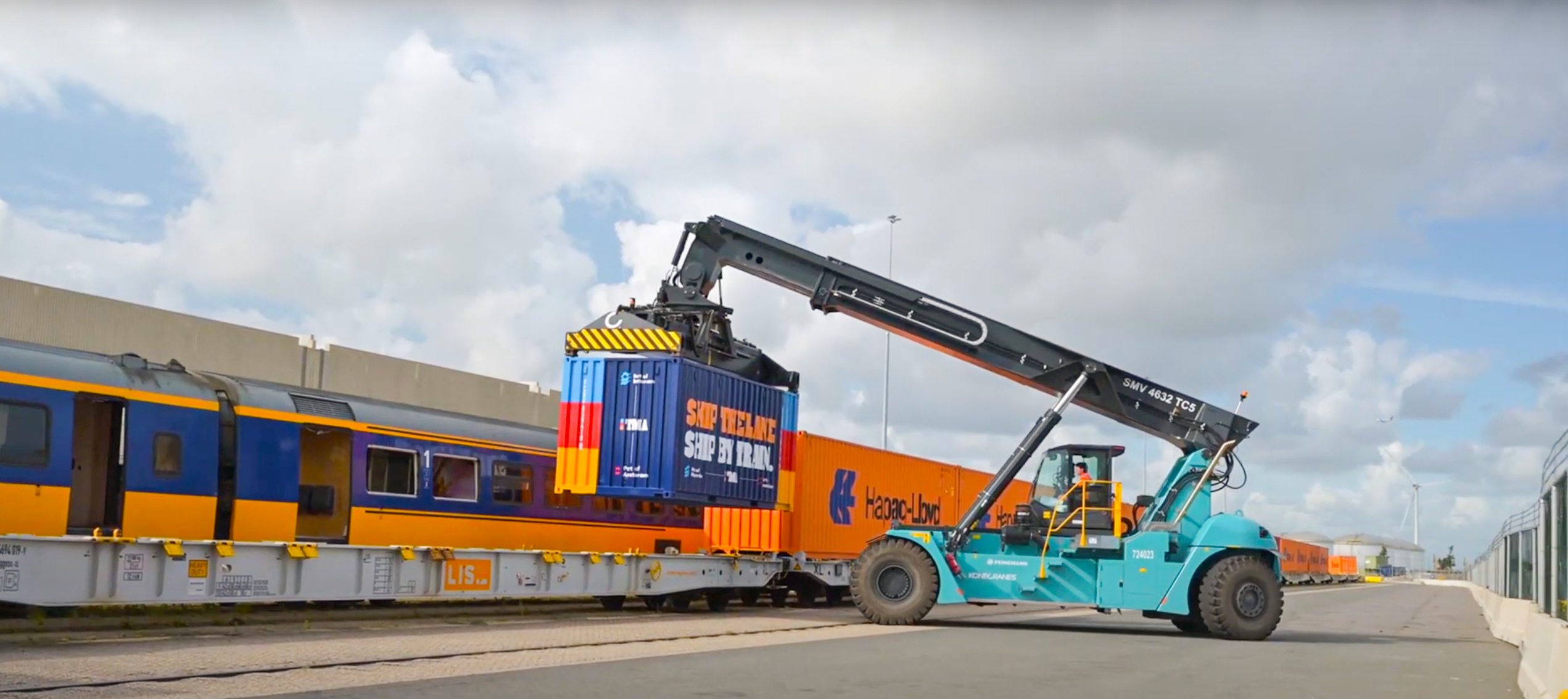 Nieuwe Dam2Dam Shuttle verbindt de havens van Amsterdam en Rotterdam via duurzame spoorverbinding